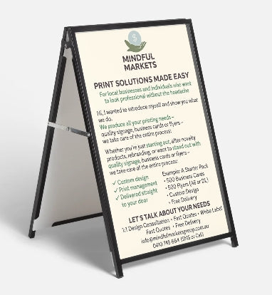 1 STANDARD A-FRAME OUTDOOR