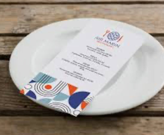 MARKETING. MENU'S & MUST HAVE PRINTS