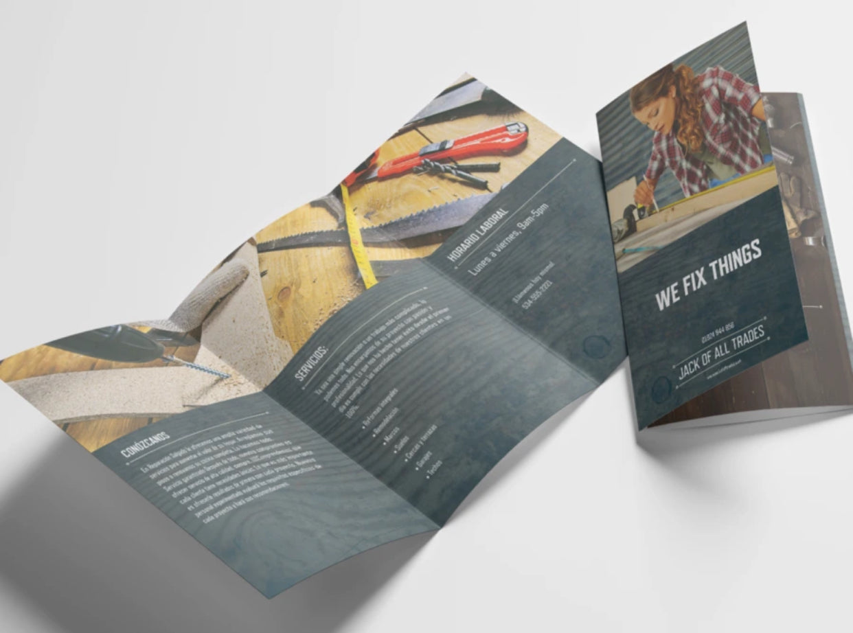 MARKETING. MENU'S & MUST HAVE PRINTS