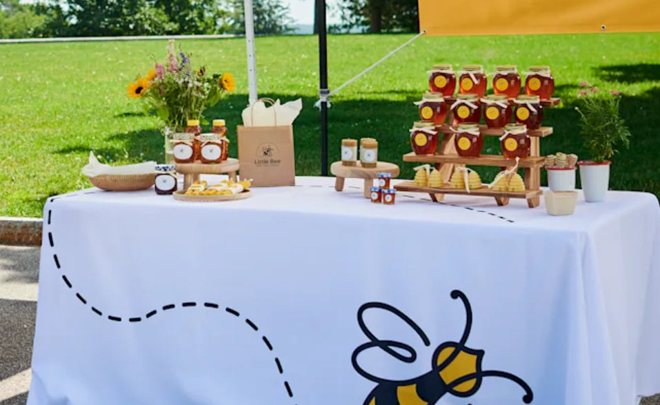 Table Cloth with Your Brand -260x150cm Fits 4ft Tables